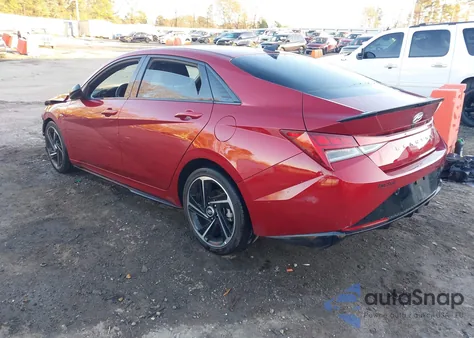 2023 Hyundai Elantra N Line z USA, uszkodzony, nr VIN KMHLR4AF5PU609144